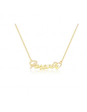 (Full Diamond) Classic Personalized Name Necklace